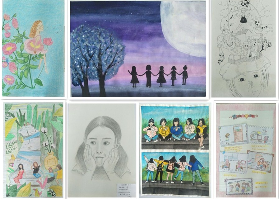 心理健康节报道12教师教育学院开展第二届心理健康绘画创作大赛